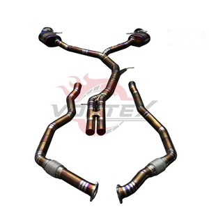ท่อไอเสีย Vortex Gold Burnt Titanium Valvetronic Catback สำหรับ Audi RS5 B9 2.9T ปี 2019-2025 ระบบเก็บเสียง Pie-cut Performance Racing Muffler - Product Image 4