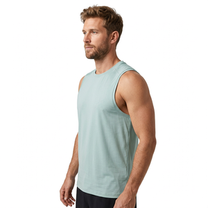 Chaleco Deportivo Casual Personalizado para Hombre, Cuello Redondo, Poliéster, Impresión Digital, Nueva Llegada de Verano, Entrenamiento al Aire Libre, Transpirable, Secado Rápido - Product Image 4