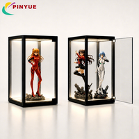 Expédition gratuite d'usine, taille personnalisée, figurines d'anime, modèles de jouets, vitrine de collection en acrylique de qualité supérieure avec éclairage LED
