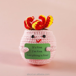 ตุ๊กตาถังดับเพลิงทอมือแบบใหม่ ผลิตด้วยมืออย่างสร้างสรรค์ - Product Image 3