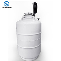 Réservoir d'azote liquide en aluminium YDS-20 Dewar pour le stockage des graines et du sperme