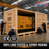 Groupe électrogène diesel silencieux 200kW 400kW 600kW 800kW, moteur Caterpillar, triphasé, ATS, démarrage à distance, 50/60Hz, pour usage industriel
