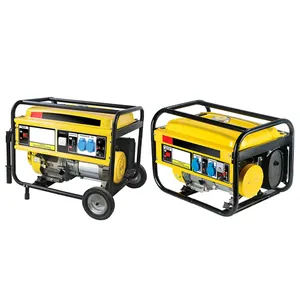 Personalización 5kw 5kva 220V 50Hz Mini generador de gasolina europeo para compradores globales