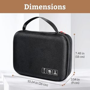 Estuche rígido de viaje personalizado para cortapelos, organizador de suministros de peluquero para corte de pelo para <span class=keywords><strong>Wahl</strong></span> 5Star/Andis Razor Guard Grooming Kits - Product Image 3