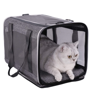 Vận Chuyển Vật Nuôi Có Thể Mở Rộng Được Chấp Thuận Hàng Không Vận Chuyển Vật Nuôi Có Thể Mở Rộng Mềm Có Thể Gập Lại Có Thể Gập Lại Cho Mèo Và Chó Nhỏ - Product Image 1