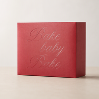Boîte à cartes rigide de luxe avec impression en relief et finition UV, emballage cadeau haut de gamme