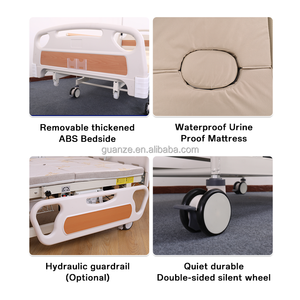 <span class=keywords><strong>Lit</strong></span> médical durable pour la récupération post-AVC, <span class=keywords><strong>lit</strong></span> de soins facile à assembler pour personnes âgées handicapées, <span class=keywords><strong>lit</strong></span> d'hôpital réglable - Product Image 2