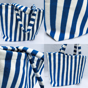 Borsa Tote Trendy in Morbido Tessuto Spugna con Cerniera, Grande Capacità, Borsa a Tracolla in Tessuto per <span class=keywords><strong>Spiaggia</strong></span> <span class=keywords><strong>e</strong></span> Palestra - Product Image 2