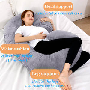 Coussin de maternité très demandé sur le marché Europe-Amérique pour femmes enceintes, pour dormir sur le côté, avec soutien cervical, accessoire de repos et de loisirs - Product Image 6