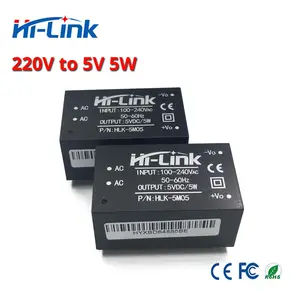 HLK-5M05 Hi-Link ACDC 5v 5w 1000mA Step Down mini modulo di alimentazione convertitore intelligente per uso domestico