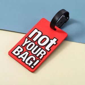 Étiquette de bagage personnalisée en PVC, étiquette de bagage personnalisée avec logo - Product Image 3