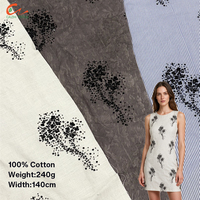 Robes de Soirée et de Mariée Longues en Tissu Lin Mélangé Brodé de Paillettes Florales – Vente en Gros