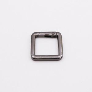 Hebilla Cuadrada de Resorte de Aleación de Zinc, Accesorio para Bolsos, Niquelado, Resistente, Herraje para Bolsos DIY - Product Image 3