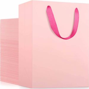 Sacs en papier kraft de luxe avec poignées, prix compétitif direct usine, emballage pour le shopping - Product Image 2