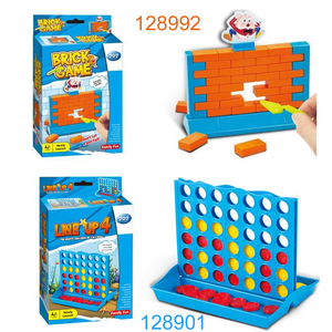 Juguete interactivo familiar personalizado para demoler, damas de pared de empuje, juego de equilibrio, conectar cuatro ajedrez 4 en 1, juego de mesa múltiple - Product Image 2