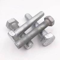 Boulon hexagonal et écrou en acier inoxydable noir Din933 931 attaches M12 M13 Agon S 8.8 prix de la vis