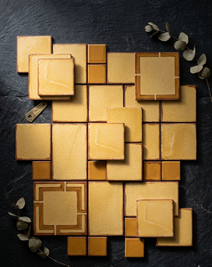 Azulejo de Gres de 100x100mm Pintado a Mano por Artesanos, Diseño Qiongcai Moderno, Luminoso, Antibacteriano y Resistente al Desgaste, para Hoteles de Lujo - Product Image 5