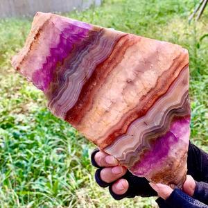 Vente en gros de tranches d'agate d'améthyste naturelle, forme libre, artisanat sculpté écologique, pierre précieuse de guérison, cristal Fengshui, décoration de la maison - Product Image 4