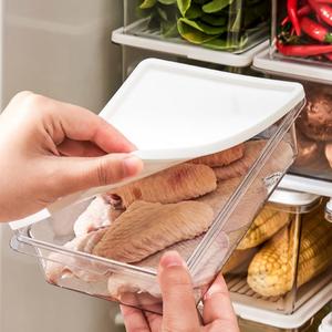 Recipientes Herméticos para Almacenamiento de Alimentos, Libres de BPA, Apilables, con Drenaje, Multitamaño, Aptos para Congelador, Cajas para Mantener Frescos los Alimentos en el Refrigerador - Product Image 1