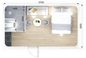 <span class=keywords><strong>Maison</strong></span> mobile de luxe fabriquée en Chine, <span class=keywords><strong>maison</strong></span> préfabriquée modulaire en acier, conteneur portable en <span class=keywords><strong>vente</strong></span> - Product Image 5