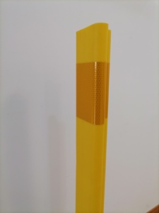 Système de séparation de voies réfléchissant pour le routage routier, délimiteur de voie, séparateur de place de stationnement, système de rebordure - Product Image 5