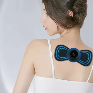Produits les plus vendus 2023 EMS soulagement de la douleur musculaire électrique cou dos vibrateur masseur Mini Patch de Massage