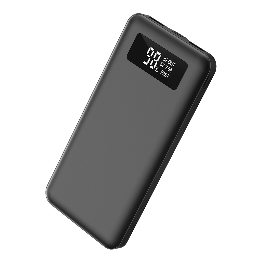 Новинка 2020, тонкие внешние аккумуляторы 10000, умный внешний аккумулятор 10000 мАч, светодиодный Мобильный Внешний аккумулятор 10000 мАч