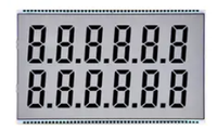 Afficheurs LCD onduleur à segment réfléchissant personnalisés pour Thinkpad T61 avec écran LCD monochrome à 7 chiffres 56 broches pour station-service