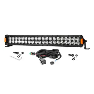 Kondisi Baru 20 inci baris ganda Offroad LED bilah lampu 12-24 Volt pengekang kawat pernafasan - Product Image 1