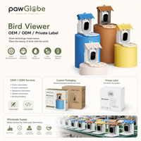 Caméra d'observation des oiseaux avec IA, reconnaissance de plus de 10 000 espèces d'oiseaux, alertes via application, support solaire IP65, batterie 5200 mAh, jusqu'à 128 Go SD