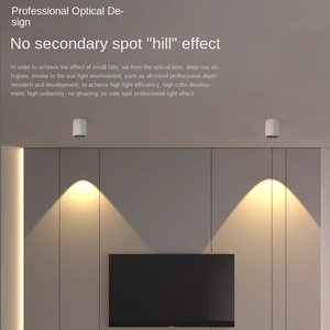 Projecteur de plafond intégré monté en surface personnalisé éclairage sans scintillement puce ronde 7W 10W 12W LED COB Downlight - Product Image 3