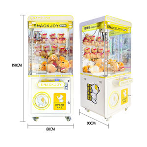 Máquina <span class=keywords><strong>de</strong></span> <span class=keywords><strong>Juegos</strong></span> Arcade con Peluche Amarillo Pequeño <span class=keywords><strong>de</strong></span> Naughty Dog para un <span class=keywords><strong>Jugador</strong></span>, Máquina <span class=keywords><strong>de</strong></span> Garras Comercial para Niños y Adultos - Product Image 6