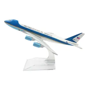 Promotional Souvenirs Gifts Scale 1:400 16cm B747 United of States Airplane Model