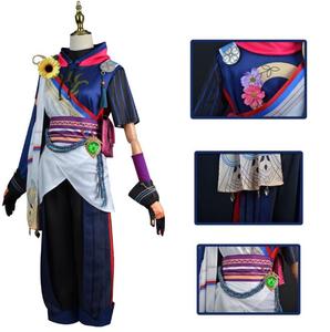 Ecowalson Anime juego Genshin Impact Tighnari Cosplay traje peluca disfraz Sumeru Avidya bosque orejas mujeres Halloween fiesta ropa - Product Image 3