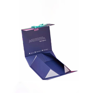 Boîte cadeau en carton à fermeture magnétique rigide de luxe avec logo au design personnalisé emballage cadeau cosmétique - Product Image 2