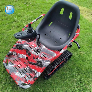 Famoso Vehículo de Juguete Eléctrico para Niños, Tipo Tanque Pequeño con Orugas, para Diversión en Arena y Césped, Todoterreno - Product Image 2