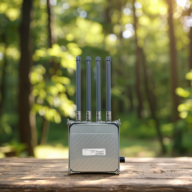 Metal Case Modem 5G OpenWrt with 4pcs External High-Gain Antennas Gigabit Ports Wide WIFI Coverage Customized WIFI 6 Router CPE