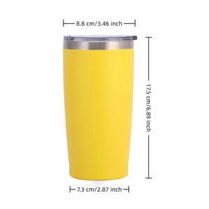 Vaso Térmico <span class=keywords><strong>de</strong></span> Acero Inoxidable <span class=keywords><strong>de</strong></span> 20 oz, Doble Pared, Aislado al Vacío, <span class=keywords><strong>con</strong></span> Recubrimiento en Polvo, Antiderrames, para Viajes y Campamentos al Aire Libre - Product Image 2