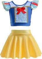 Maillot de bain pour filles, nouveau modèle d'été, Elsa, Anna, Belle, princesse, combinaison de bain, maillot de bain pour enfants, bikini de fête, vêtements de plage