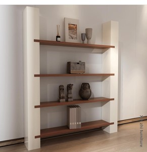 Librería Modular Moderna y Minimalista de Madera Maciza Multicapa, Recta, para Colocar en el Suelo o Junto a la Pared, para el Hogar, la Oficina o el Dormitorio - Product Image 6