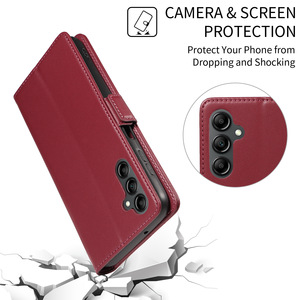 Custodia a Portafoglio per Honor 600 <span class=keywords><strong>Pro</strong></span>, Honor 90, Magic 8 <span class=keywords><strong>Pro</strong></span>, X8D, HUAWEI Mate 70 in TPU+Pelle PU Antiurto con Tasca Porta Contanti e Chiusura Sicura - Product Image 3