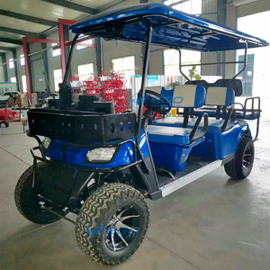 Voiture de golf électrique 6 places personnalisable de haute qualité avec structure en acier et homologation routière pour le tourisme - Product Image 5