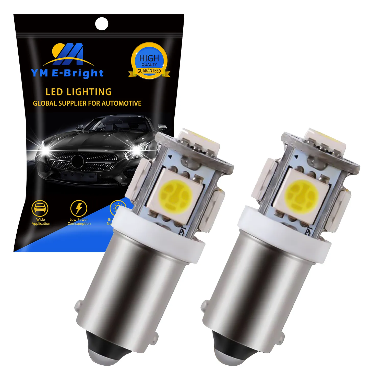 Ba9s Led bulb LED T11 H6W CANBUS xe nội thất đèn tín hiệu lần lượt giấy phép Tấm Đèn 12V tự động trắng màu xanh