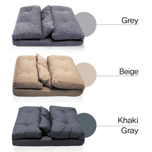 Silla de Piso Plegable Estilo Coreano, Tatami, Asiento Individual o Doble, Ajustable, Convertible en Sofá Cama, Sofá Japonés Tipo <span class=keywords><strong>Canape</strong></span> - Product Image 5