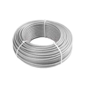 Câble métallique <span class=keywords><strong>en</strong></span> acier inoxydable galvanisé 7x19 pour <span class=keywords><strong>corde</strong></span> à <span class=keywords><strong>linge</strong></span> - Product Image 1