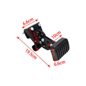 Extension réglable des pédales de frein et d'accélérateur 6cm x 5cm x 10.5cm pour les conducteurs de petite taille, accessoire universel pour l'intérieur de la voiture - Product Image 2