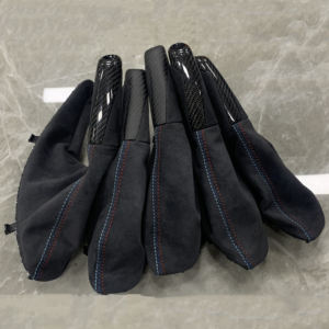 Tuas Rem Tangan Mobil Alcantara LHD (Setir Kiri) Karbon dengan Alcantara F30 F31 F32 F33 F36 F80 F81 F82 F83 F84 - Product Image 2