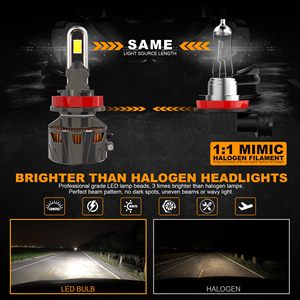 U30 H11 170W 9005 H1 Controlador Externo Electrónica Automotriz Faro LED Tubo de Cobre de Alta Potencia Bombilla LED 9012 Canbus - Product Image 4