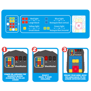 Gioco da Tavolo Elettronico Ricaricabile Tutto-in-Uno con 500+ Livelli, Divertente Puzzle Scorrevole per Bambini, Giocattolo Educativo - Product Image 2