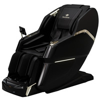 Fauteuil de massage pliable portable pour le corps entier, massage simulé par la main humaine 4D, conception avec airbag, expédition le lendemain depuis l'entrepôt américain